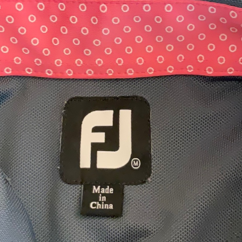 FootJoy Men’s Medium gray golf polo - Picture 6 of 9